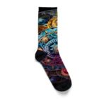 AQUAMETAVERSEの幸福、安定の印　なでしこ1478 Socks