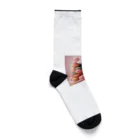 Y m @Y's shopの猫とマカロン Socks