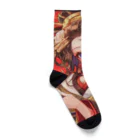 AQUAMETAVERSEの祝福の節句に舞う、紅梅の姫 Socks