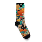 AQUAMETAVERSEのトランプ占いの少女 アメジスト 2846 Socks