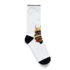 AI妖怪大図鑑のトリプル肉厚ビーフバーガー妖怪　バグドガルド Socks