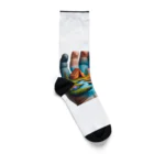 EseCAMPのキャンプ熊シリーズ Socks