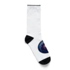 宇宙の神秘グッズ販売所のエンブレム(ギャラクシー) Socks