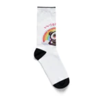 masakichi0027の虹色パンダ Socks