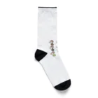 Sakikoのほっとひと息つく女の子　オール Socks