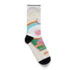 CRAFT for KIDSのへん食堂シリーズ／ヨーグルト Socks