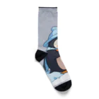 ganeshaのかわいいペンギンとおもちゃのシャベル Socks