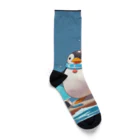 ganeshaのおもちゃのヨットでかわいいペンギンに出会おう Socks