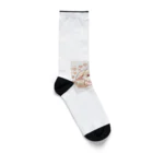 narunaru06のかわいいうさぎのキャラクターグッズです Socks