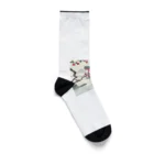 JoyfulMomentsCraftsの桜と鳥居　ー Cherry Blossoms and Torii ー Socks