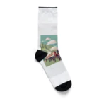 atoyuki_SHOPの可愛い機関車 Socks