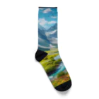 130Saitohの山間の風景 Socks