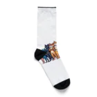 3neco Martの毛万隊参上！ Socks