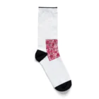 オンラインショップイエローリーフのピンクの花　桜　綺麗 Socks