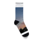 さちの部屋のとある日の夕焼け Socks