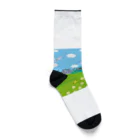 kimchinのテレビの<しばらくお待ちください>のテロップ画面 Socks