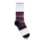 Mysycaの海辺の夕日 Socks