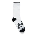 ねこさん爆発ショップのハチワレねこさんドット（ファビコン）  Socks