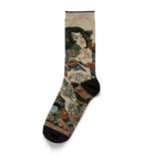 寿めでたや(ukiyoe)の浮世絵：歌川国芳_水滸伝豪傑 浪子燕青 Socks