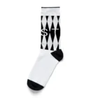 IOST_Supporter_CharityのIOSTバーサスデザイン(白黒シリーズ) Socks