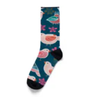 鳥愛のとりとり Socks