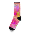POWAQAのこっそりおはな　靴下ばーじょん(ピンク) Socks