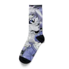 目に優しい青の青色女の子詰め合わせ Socks