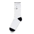 rilybiiのThree TULIP, White gray blue . Socks
