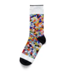 米農家の絵描きのガラス玉たち Socks