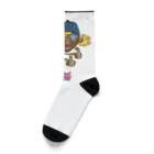 Colorful fam Earthのenjoy Socks