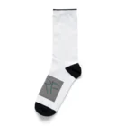 SURF810のSURF 文字(青影) Socks