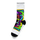 jack_and_beanのヘビーメタルでロックなスカル Socks