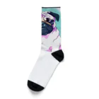 大崎　徹のパグ Socks