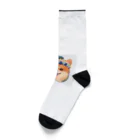 エビマヨショップのポメラニアンのイラストグッズ Socks