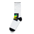 シンプルアニマル（カエル多め）のシンプルなカエル Socks