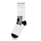 てんてんの綺麗な女性の影グッズ Socks