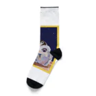 Kasabrankaの惑星を見る猿の親子 Socks