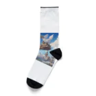 SetsunaAIの空に浮かぶ島のファンタジーグッズ Socks