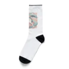 U8man〜ゆーはちまん〜のパステルカラーのユニコーン Socks