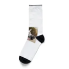 Công ty tròn quây quâyのウサギのハーレーくん Socks