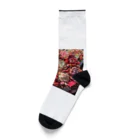 Echeveria_Masterの華やかなエケベリア Socks