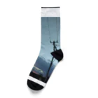 usaの夕暮 Socks