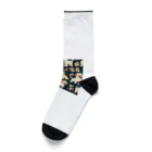 omamesan-1999のドッド絵　トイプードル Socks