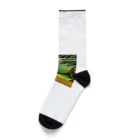 lallypipiのドット柄の世界「野生の王国」グッズ Socks