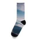 awawoの青空と山の風景 Socks