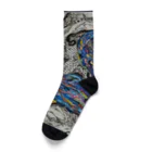 山口昇悟　Shogo Yamaguchiのブルーオクトパス Socks