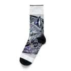 ZZRR12の月光の守護者、狼の紋章 Socks