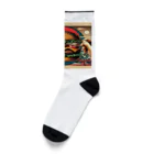 minaminokahoの日本の浮世絵が最新の食文化と融合 Socks