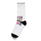 小町の花に囲まれた日常 Socks