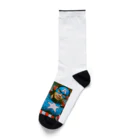 まいけんの怪しいアメコミヒーロー maiken Socks